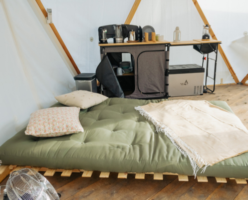 Panoramazelte - Futon-Bett