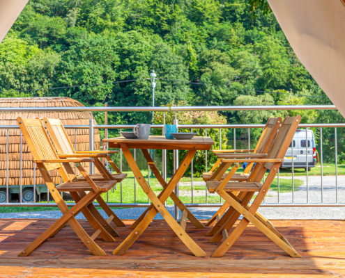Panoramazelte - Terrasse Tisch Panoramazelte - Terrasse Tisch