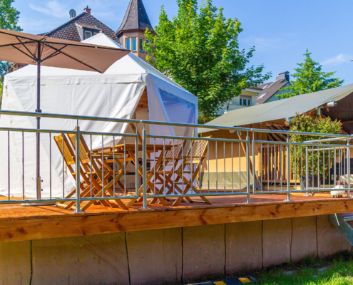 Panoramazelte - Terrasse